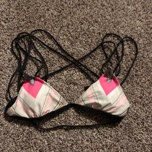 ripcurl multi strap swimsuit top